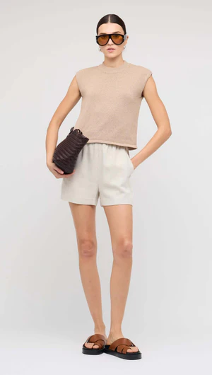 Staple The Label | Dune Knit Tank | Latte