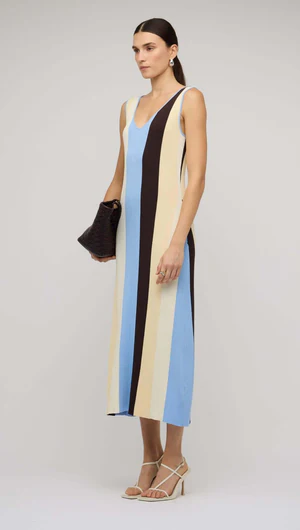 Staple The Label | Atlas Stripe Knit Dress | Multi Stripe
