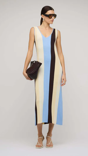 Staple The Label | Atlas Stripe Knit Dress | Multi Stripe