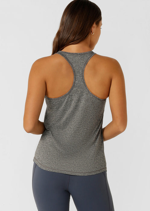 Lorna Jane | Amy Dynamic Active Tank | Black Marl