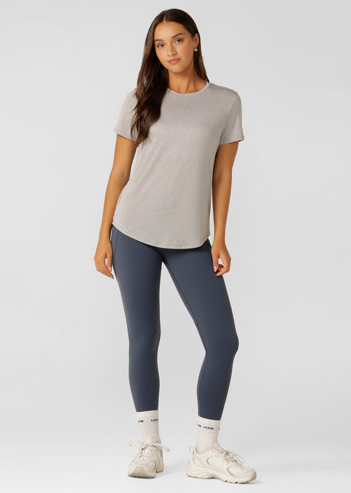 Lorna Jane | Amy Dynamic Active T-Shirt | Grey Marl