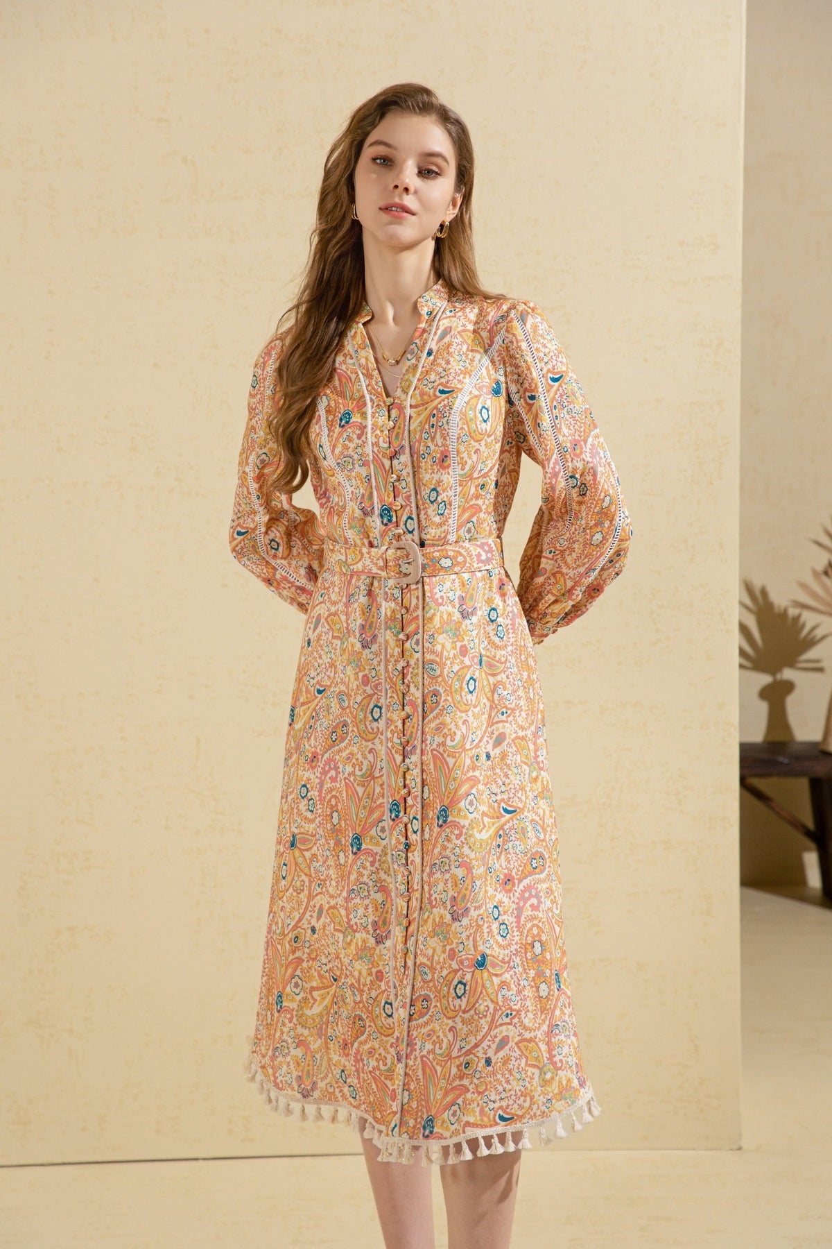 GDS | Lumira Linen Dress | Print
