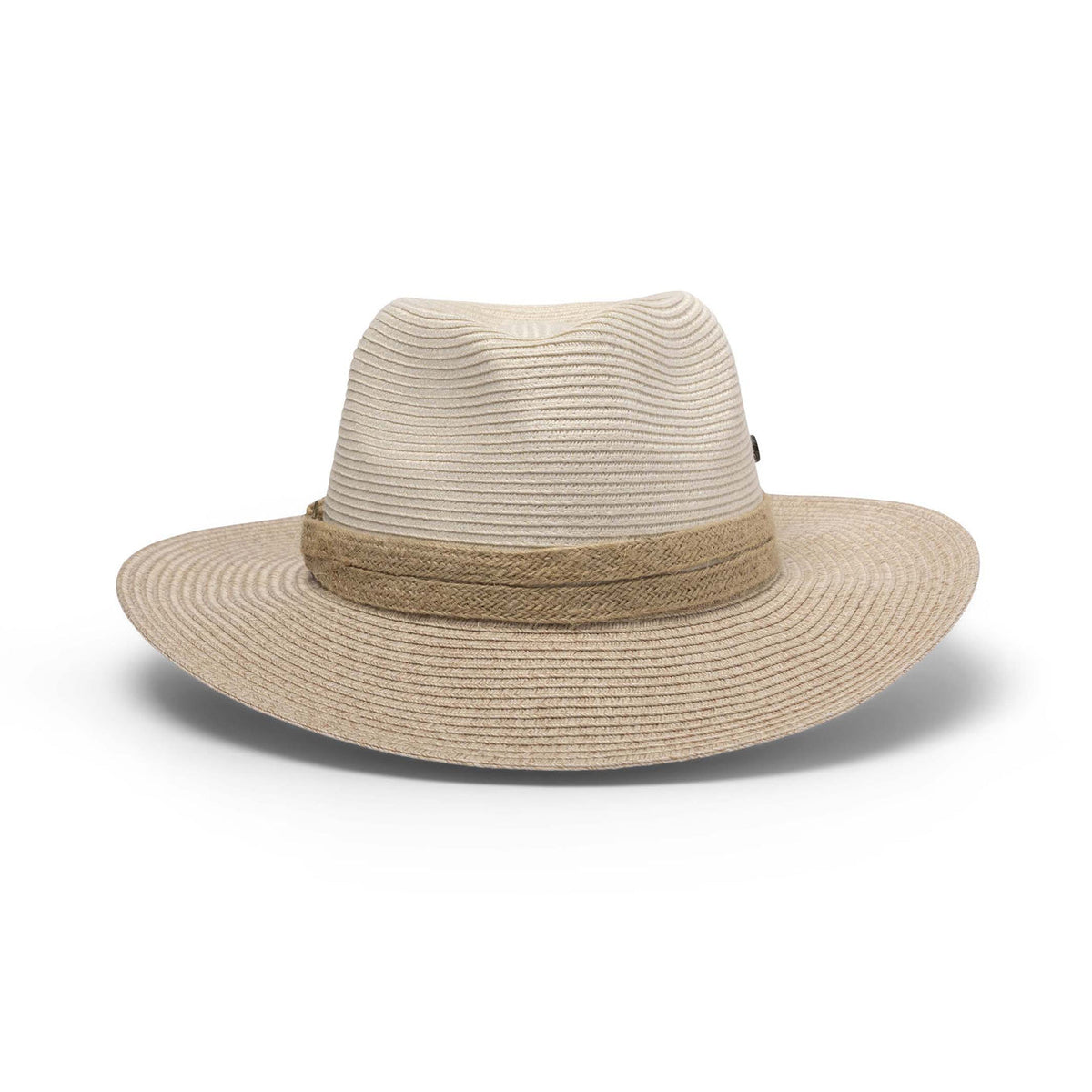 Canopy Bay | Parsley Bay Flexibraid Fedora | Ivory/Mix Camel
