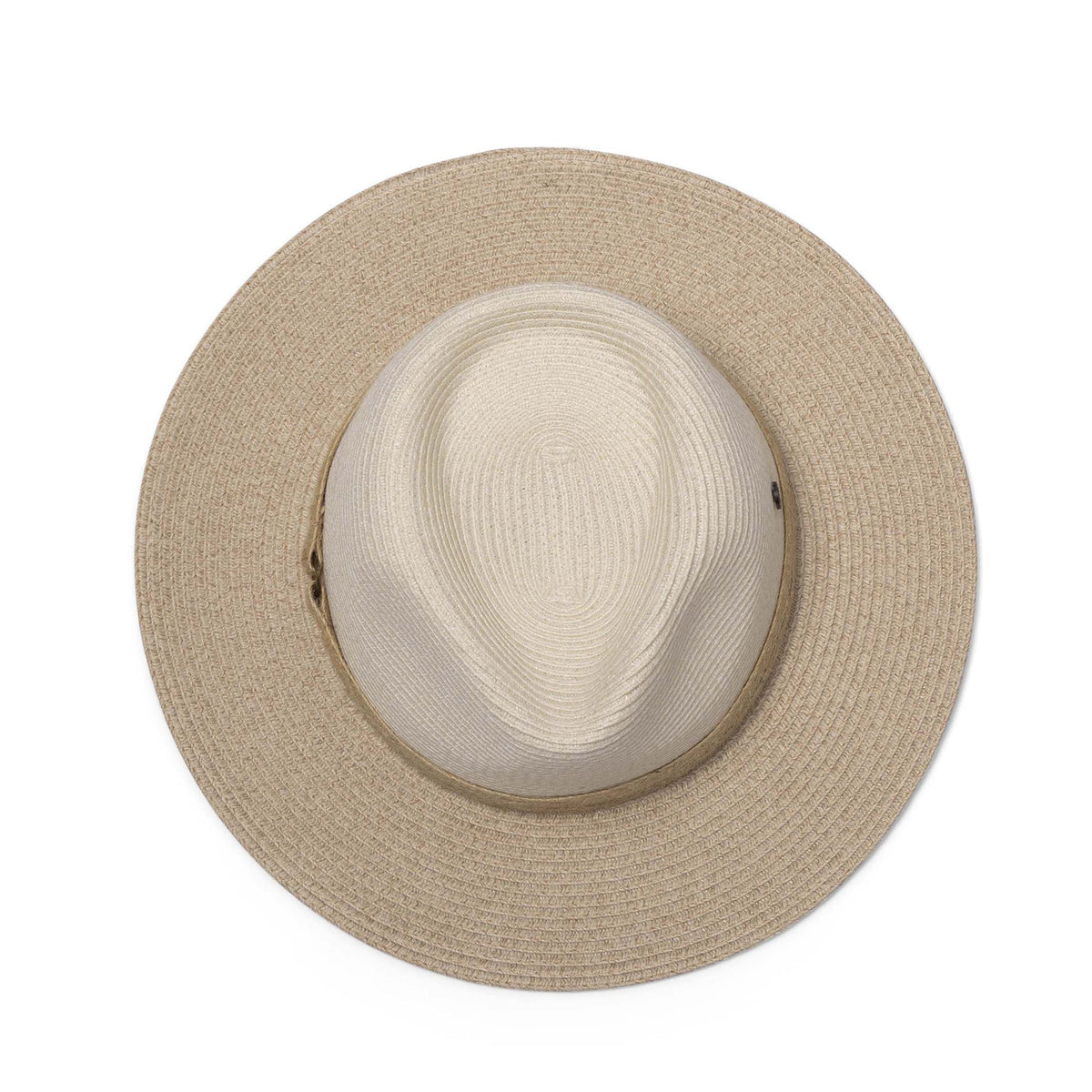 Canopy Bay | Parsley Bay Flexibraid Fedora | Ivory/Mix Camel