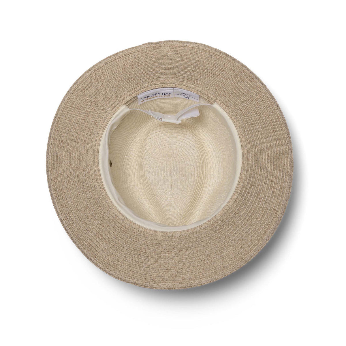 Canopy Bay | Parsley Bay Flexibraid Fedora | Ivory/Mix Camel