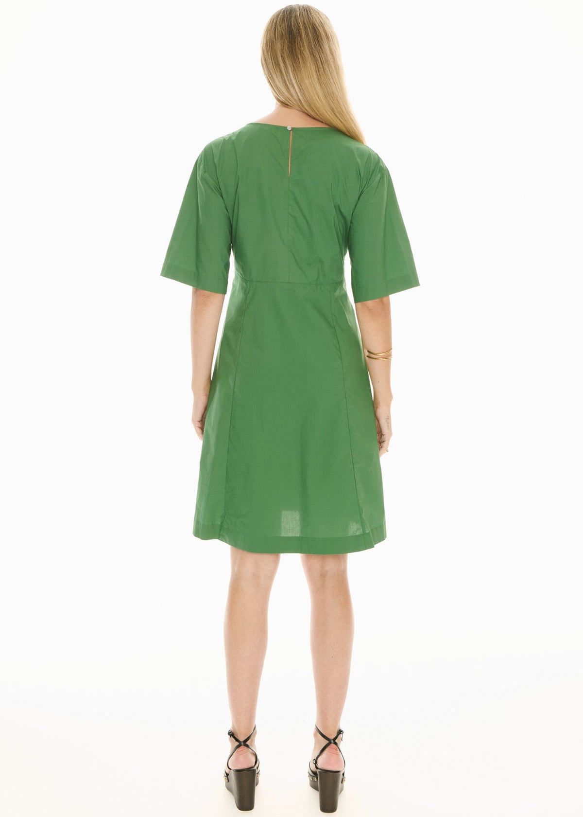 POL | Orlo Drawcord Dress | Green