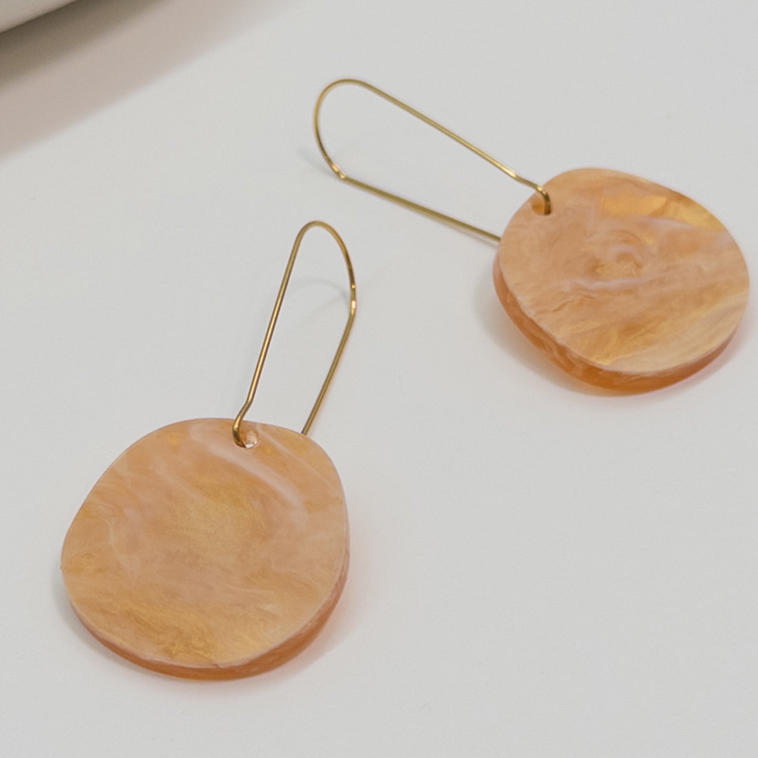 Mingled | Organic Dangle Earrings | Amber Haze