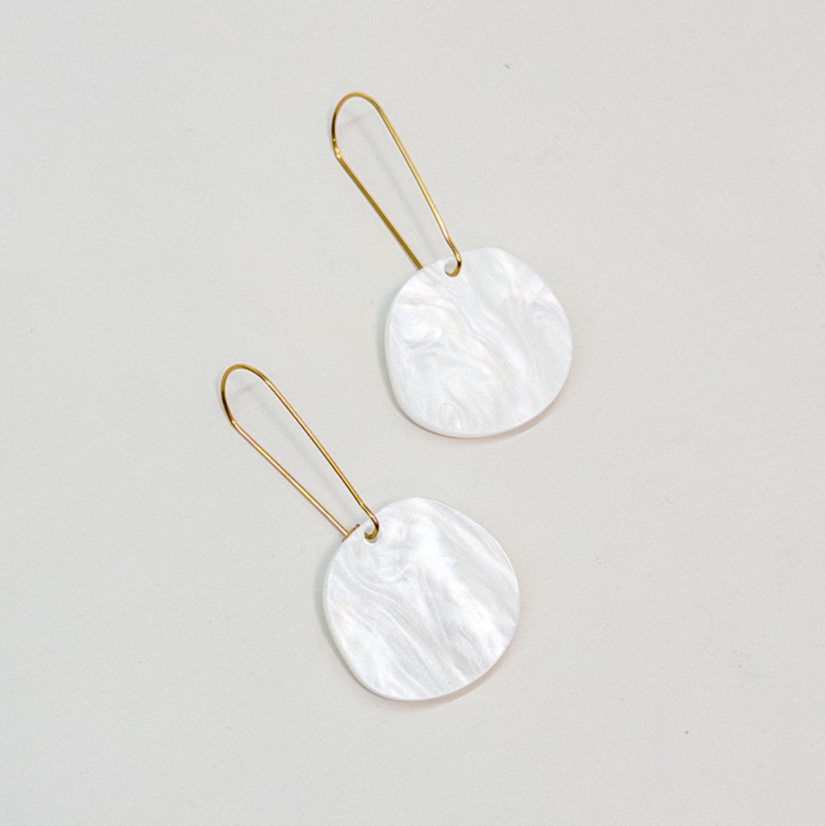 Mingled | Organic Dangle Earrings | Moonstone