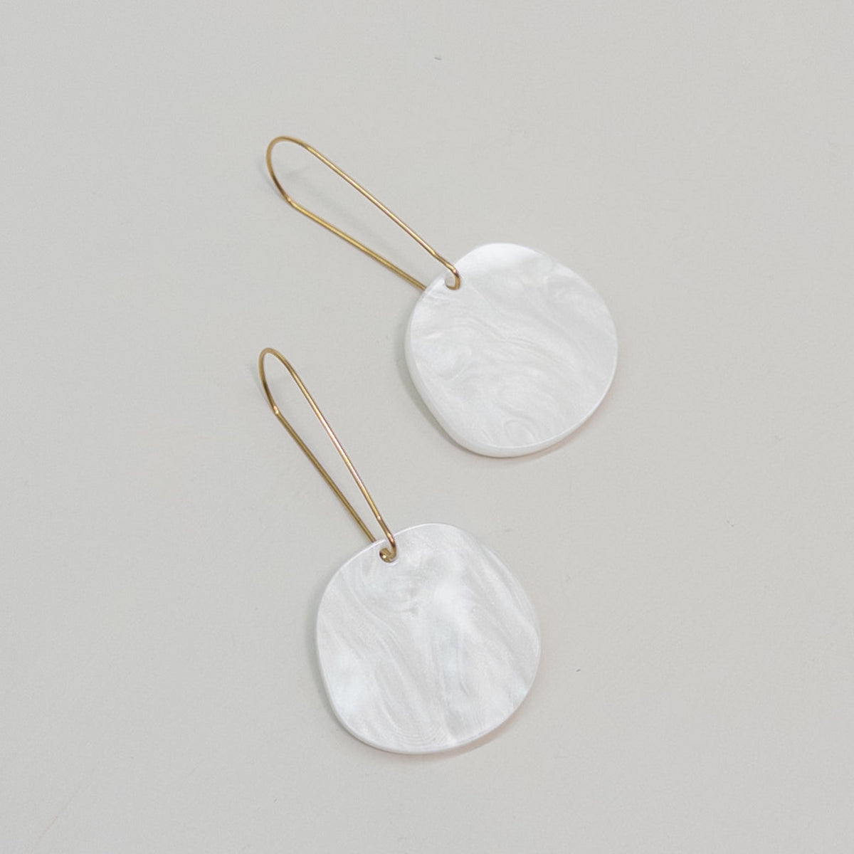 Mingled | Organic Dangle Earrings | Moonstone