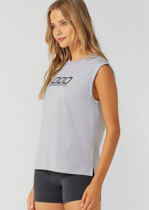 Lorna Jane | Made To Move Transdry Tank | Grey Marl