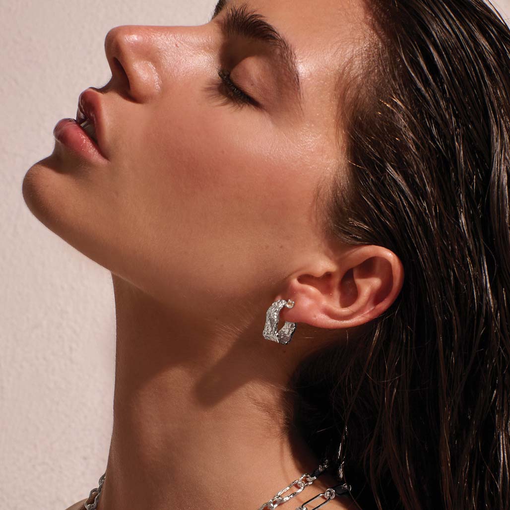 Murkani | Eterna | Hoop Earrings | Sterling Silver