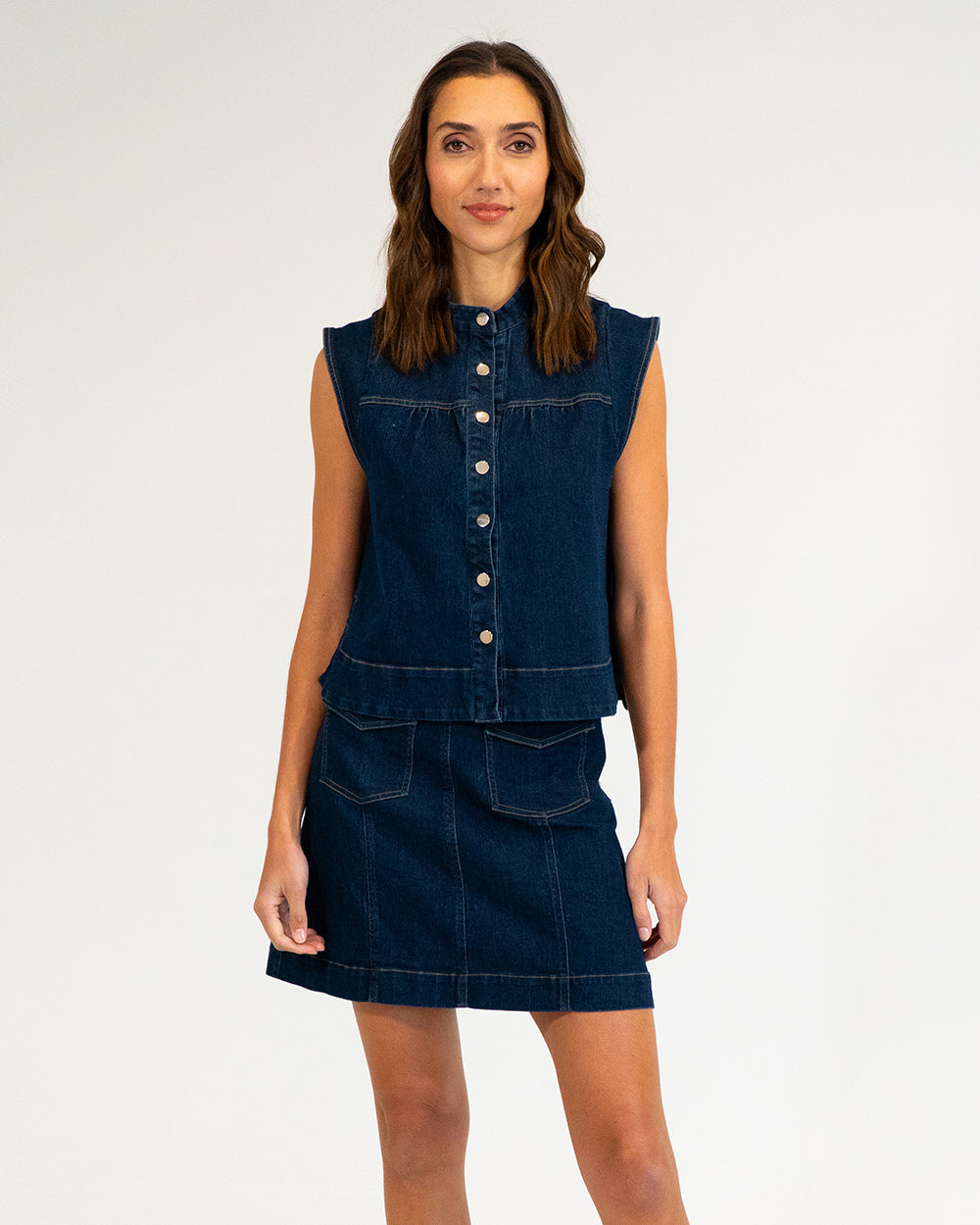 ELMS+KING | Riviera Top | Dark Denim