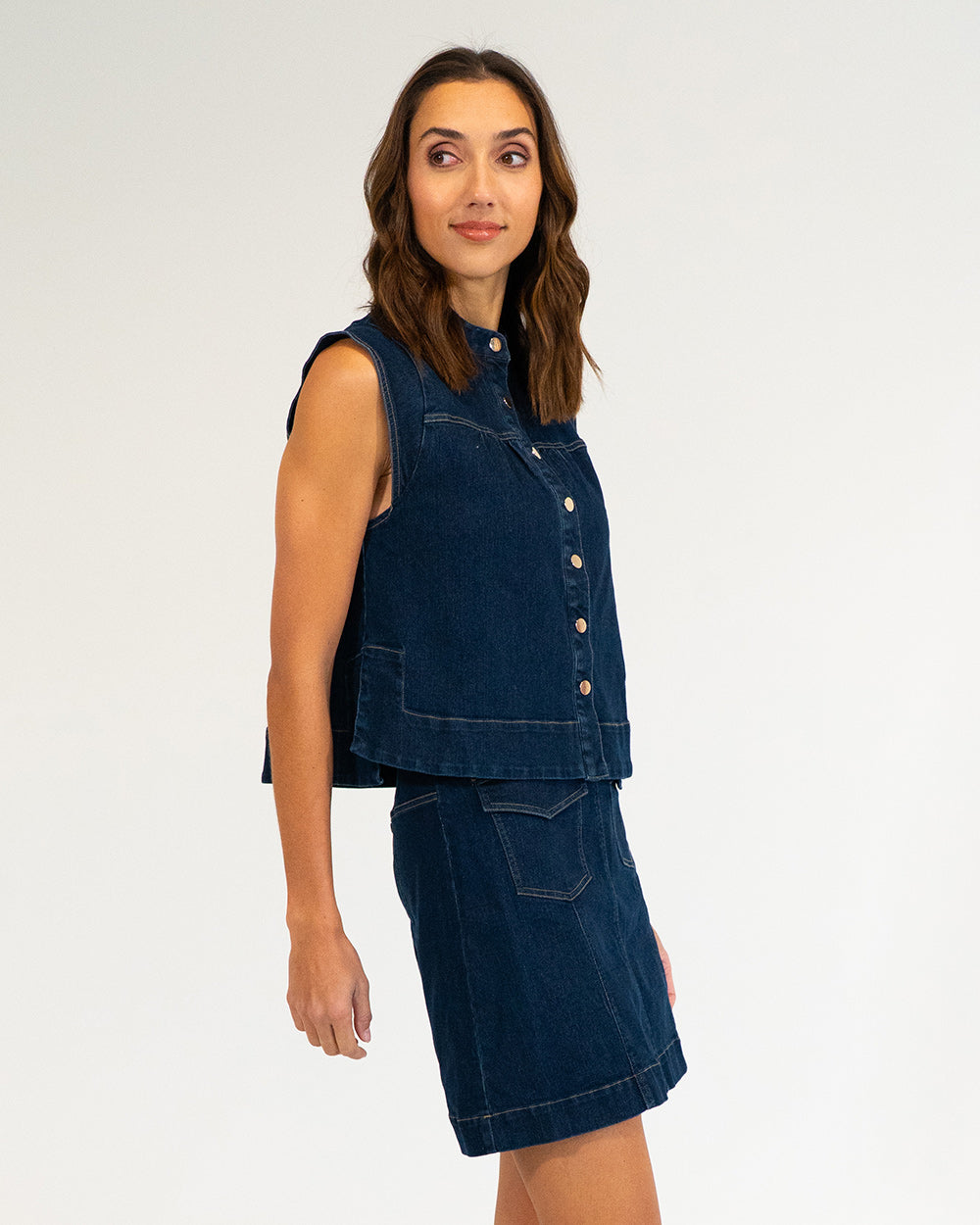 ELMS+KING | Riviera Top | Dark Denim