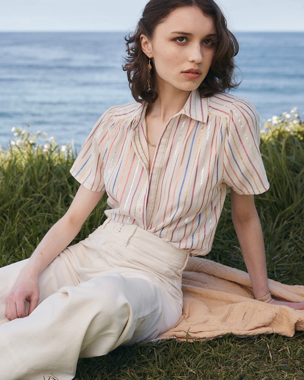 Marie Louise de Monterey | Persanne Blouse | Stripe
