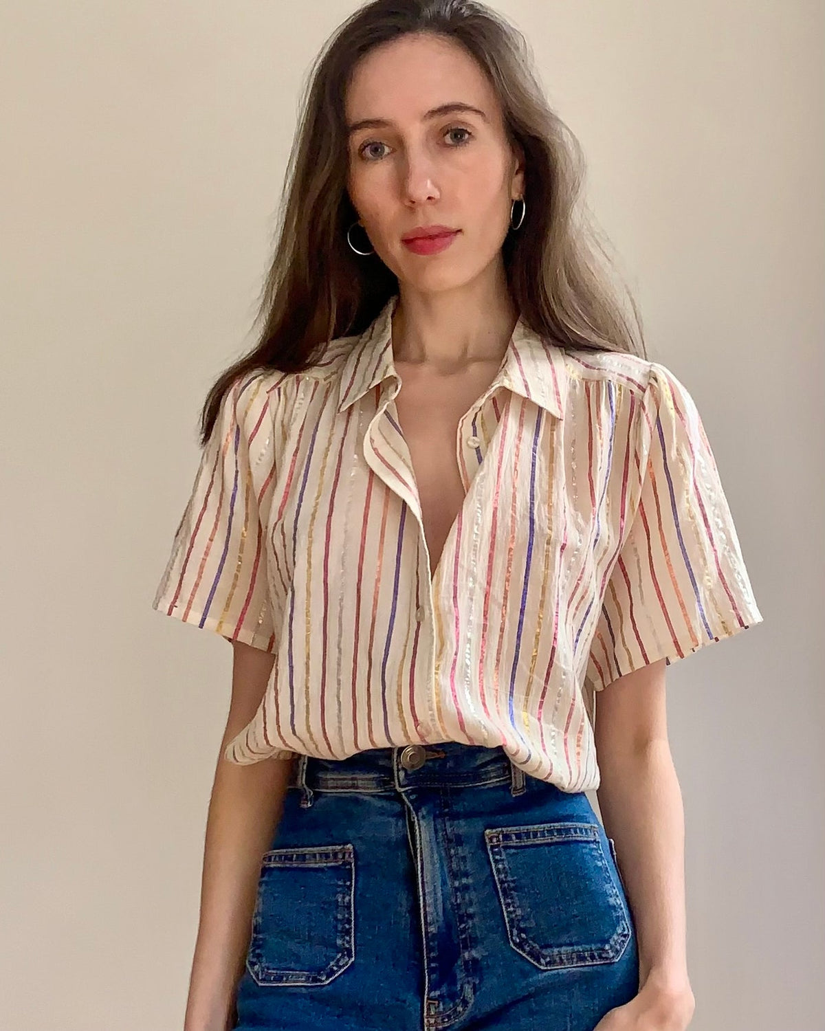 Marie Louise de Monterey | Persanne Blouse | Stripe