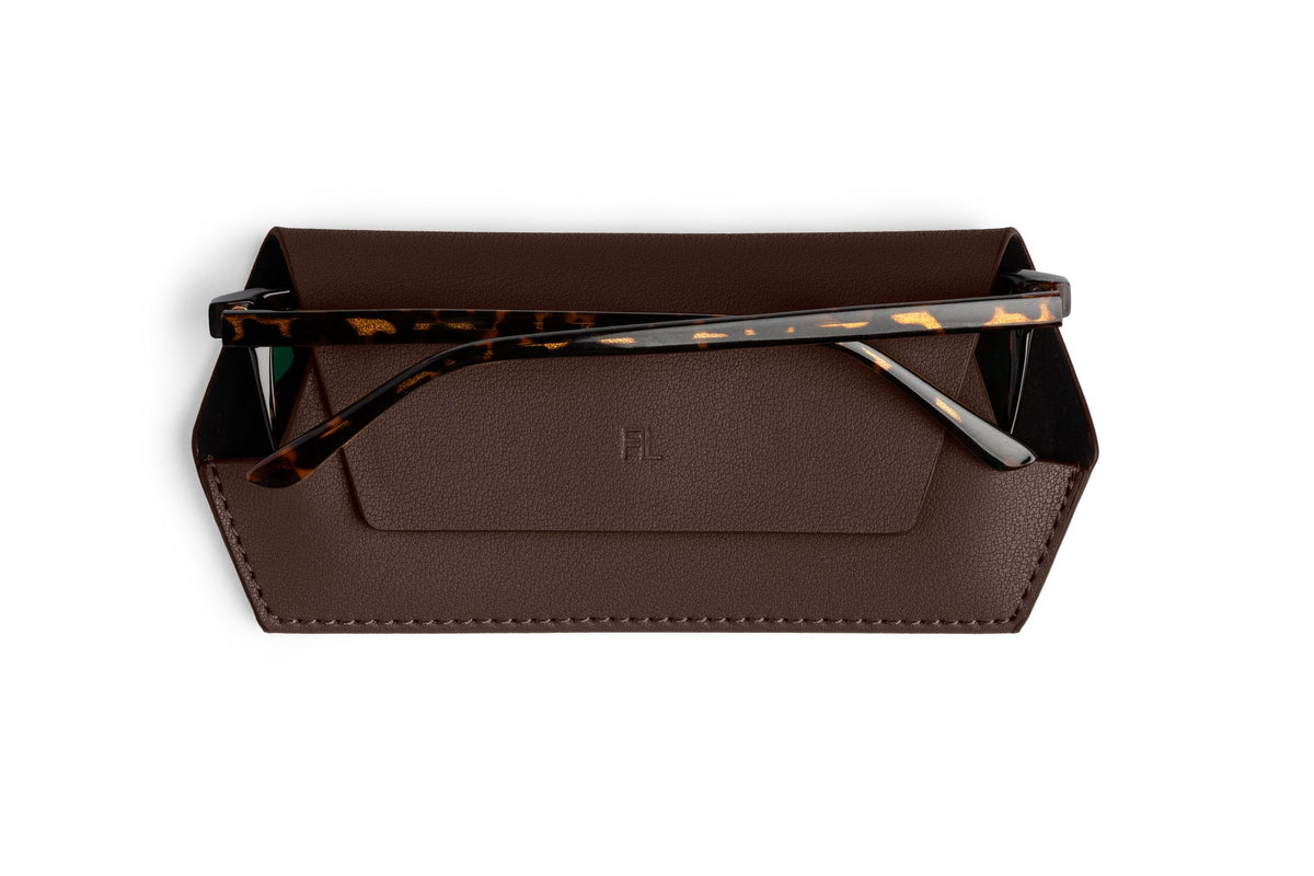 Fox And Leo | Glasses Case | Chocolate