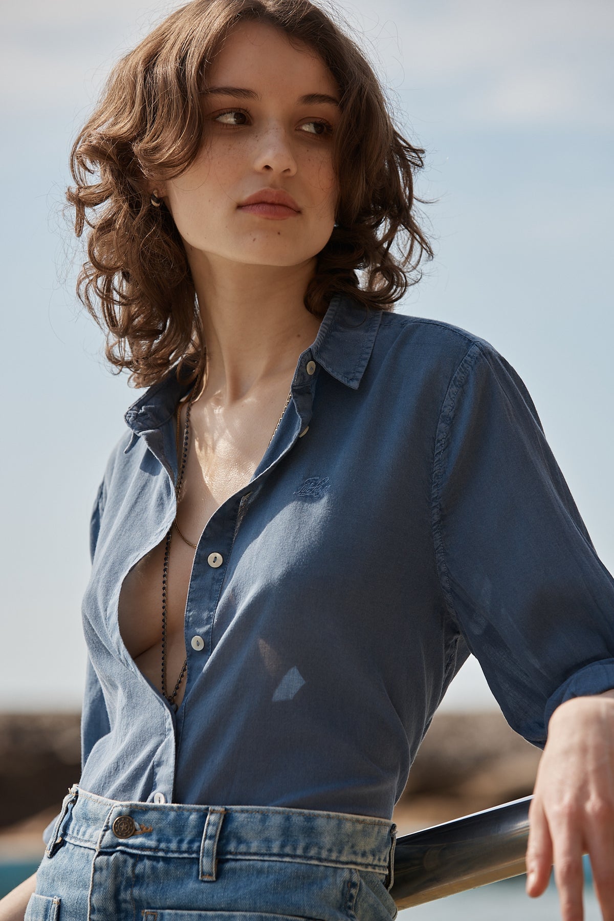 Marie Louise de Monterey | L‘Homme Blouse | Blue