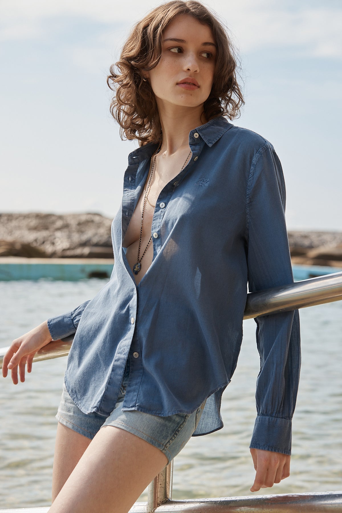 Marie Louise de Monterey | L‘Homme Blouse | Blue