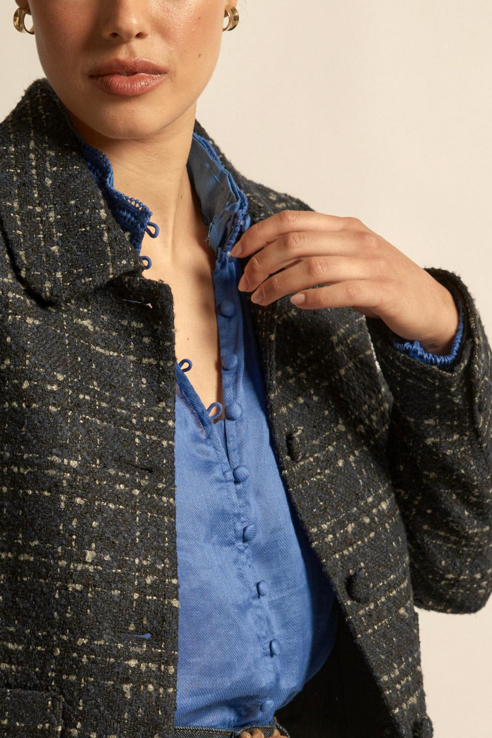 Zoe Kratzmann | Plume Jacket | Midnight Check