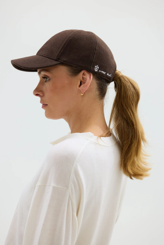 Iris & Wool | Ladies Wool Cap | Chocolate