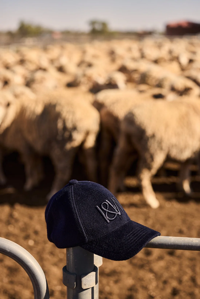 Iris & Wool | Ladies Wool Cap | Navy