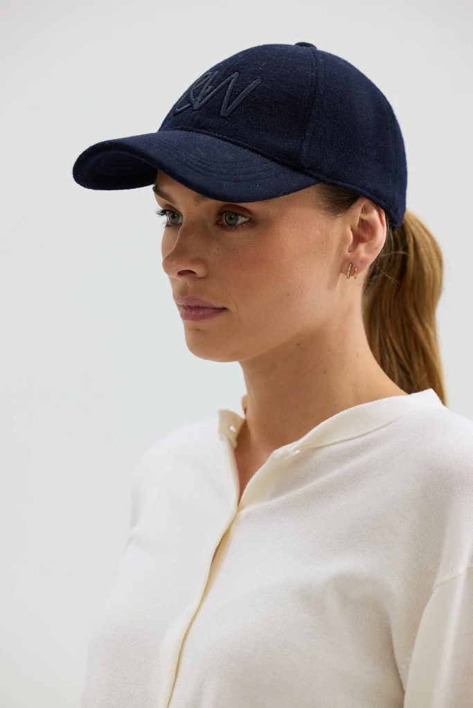 Iris & Wool | Ladies Wool Cap | Navy