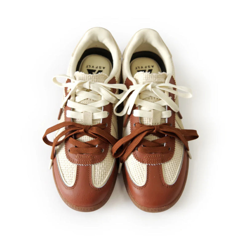 ASFVLT Sneakers | Elite Classic (2 Lace) | Tan/Chocolate