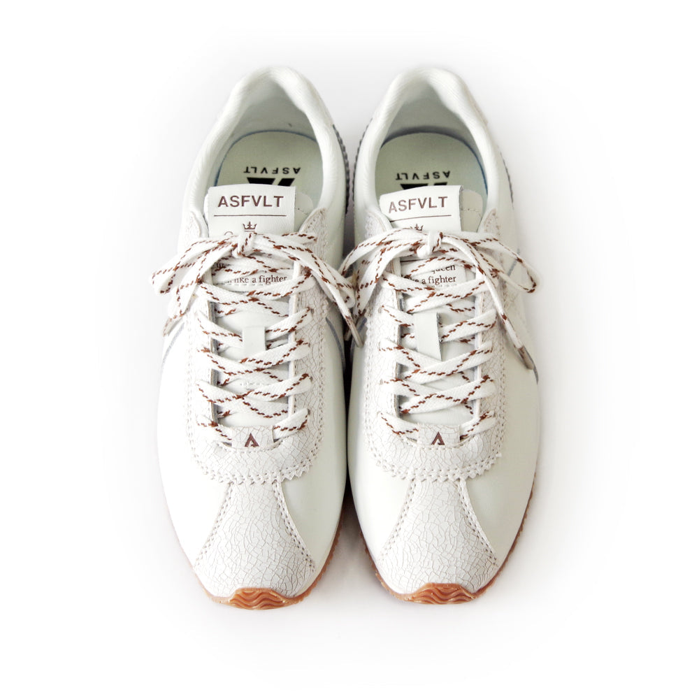 ASFVLT Sneakers | Sienna | White Cracked/Chocolate