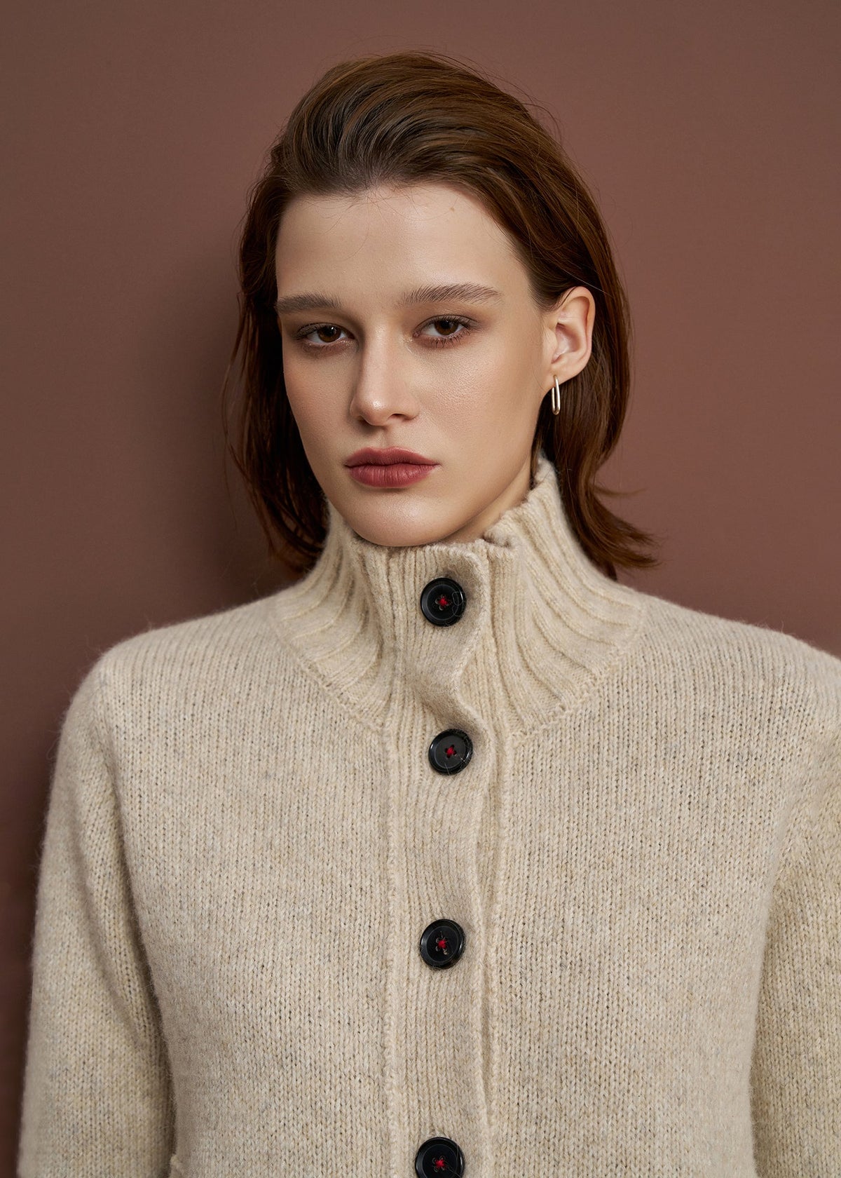 Alete | Isabella Polo Jacket | Alpaca