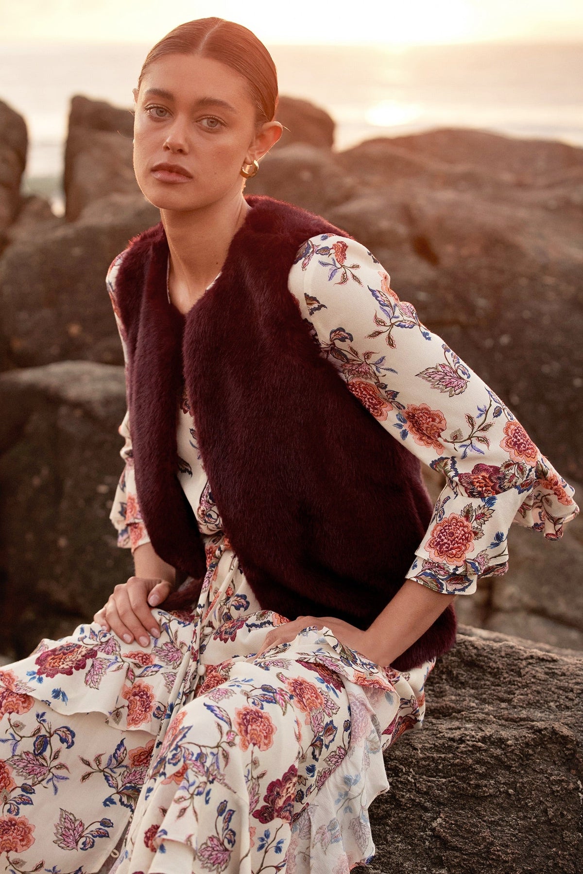 Zoe Kratzmann | Affirm Vest | Berry