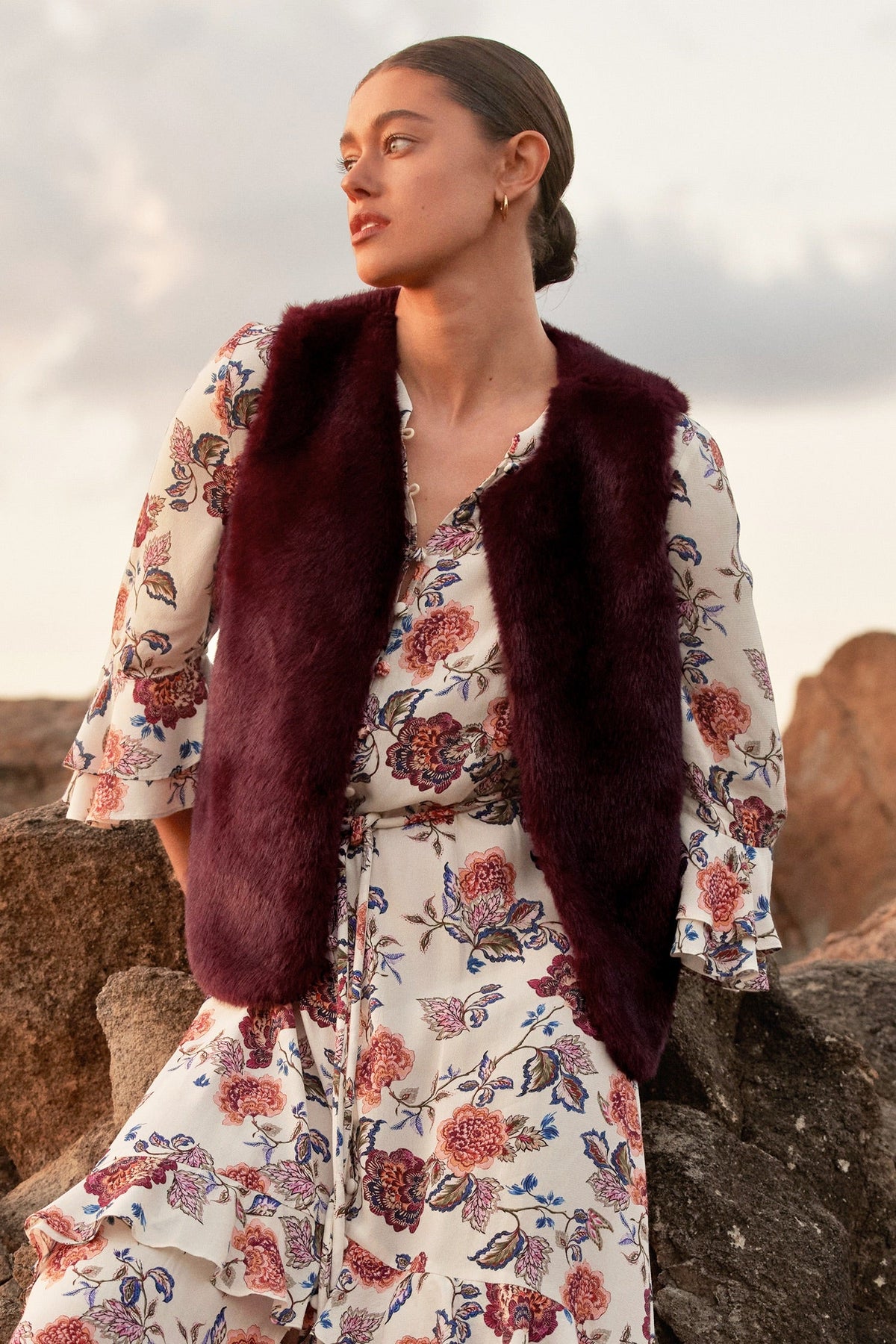 Zoe Kratzmann | Affirm Vest | Berry