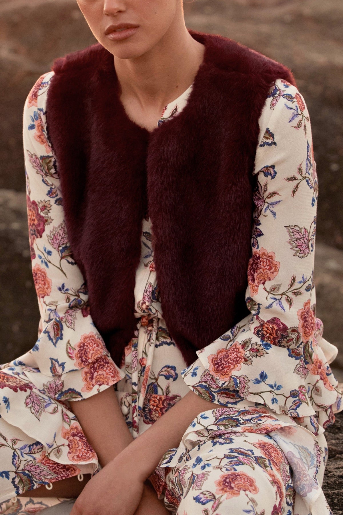 Zoe Kratzmann | Affirm Vest | Berry