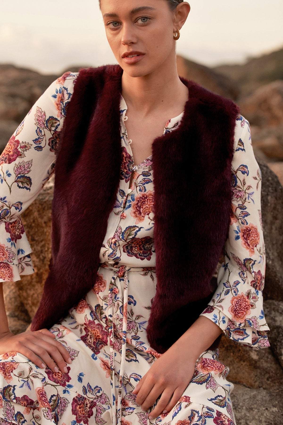 Zoe Kratzmann | Affirm Vest | Berry