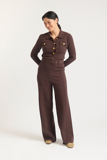 Alessandra | Carter Jacket Mini | Chocolate