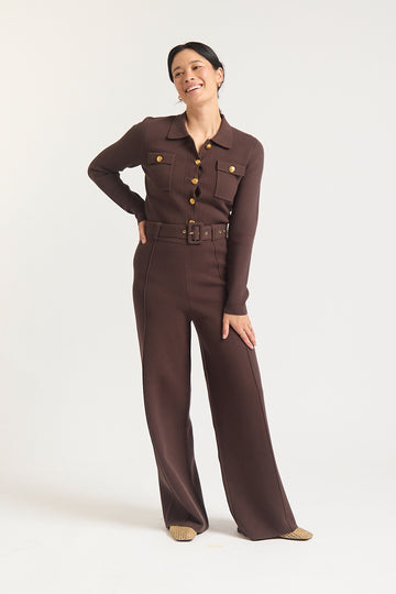 Alessandra | Carter Jacket Mini | Chocolate