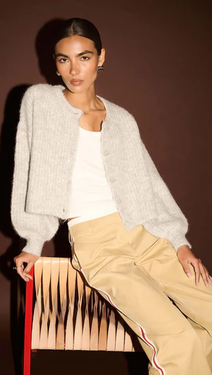 Staple The Label | Oslo Cardigan | Grey Marle