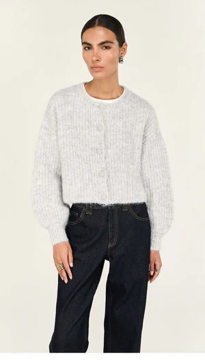 Staple The Label | Oslo Cardigan | Grey Marle