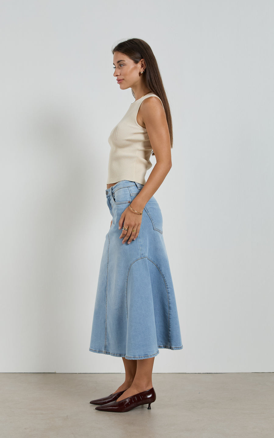 Dricoper | Abby Flare Skirt | Sunbleach
