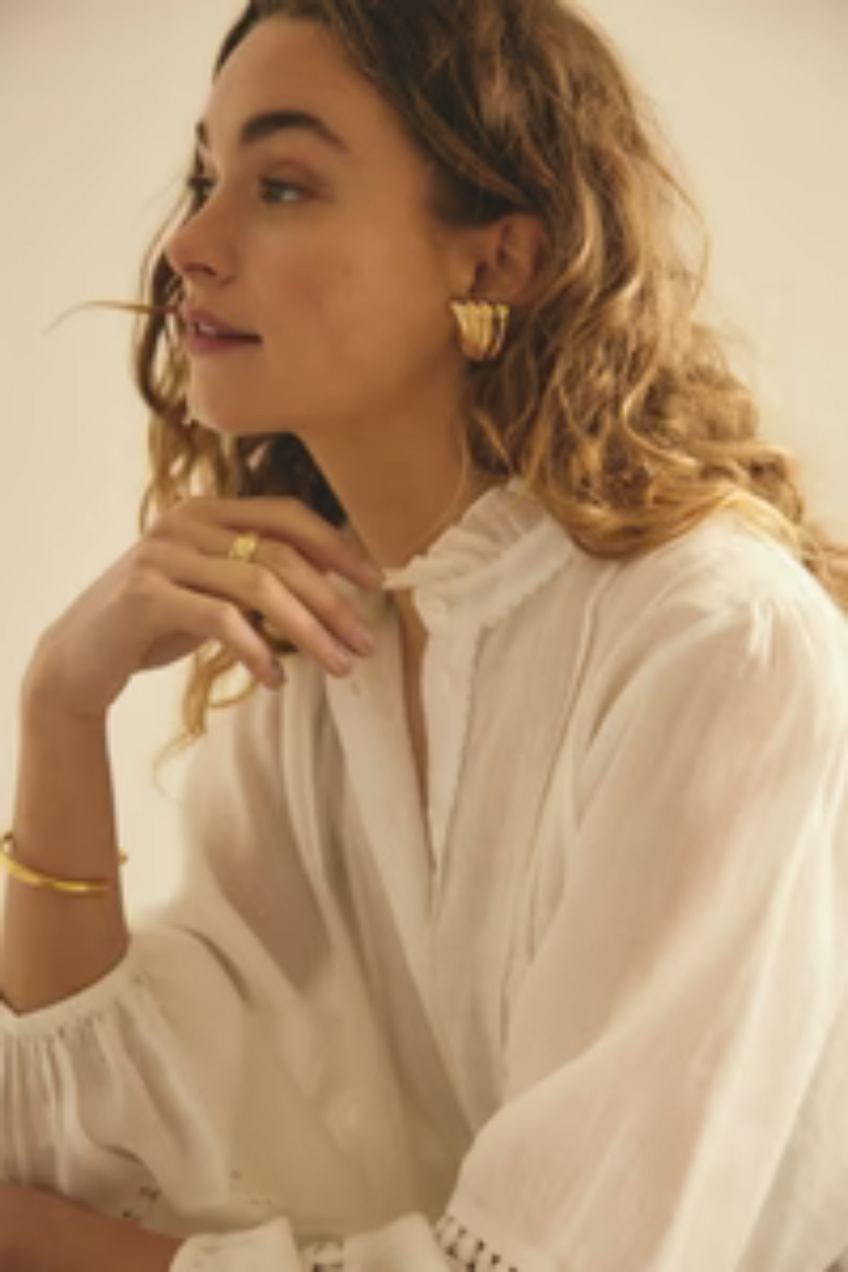 Alessandra | Paris Top | Ivory