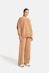 Arlington Milne | Natasha Sweat Pant | Camel/Cream