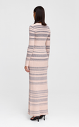 Kinney | Celeste Knit Dress | Stone + Navy Stripe