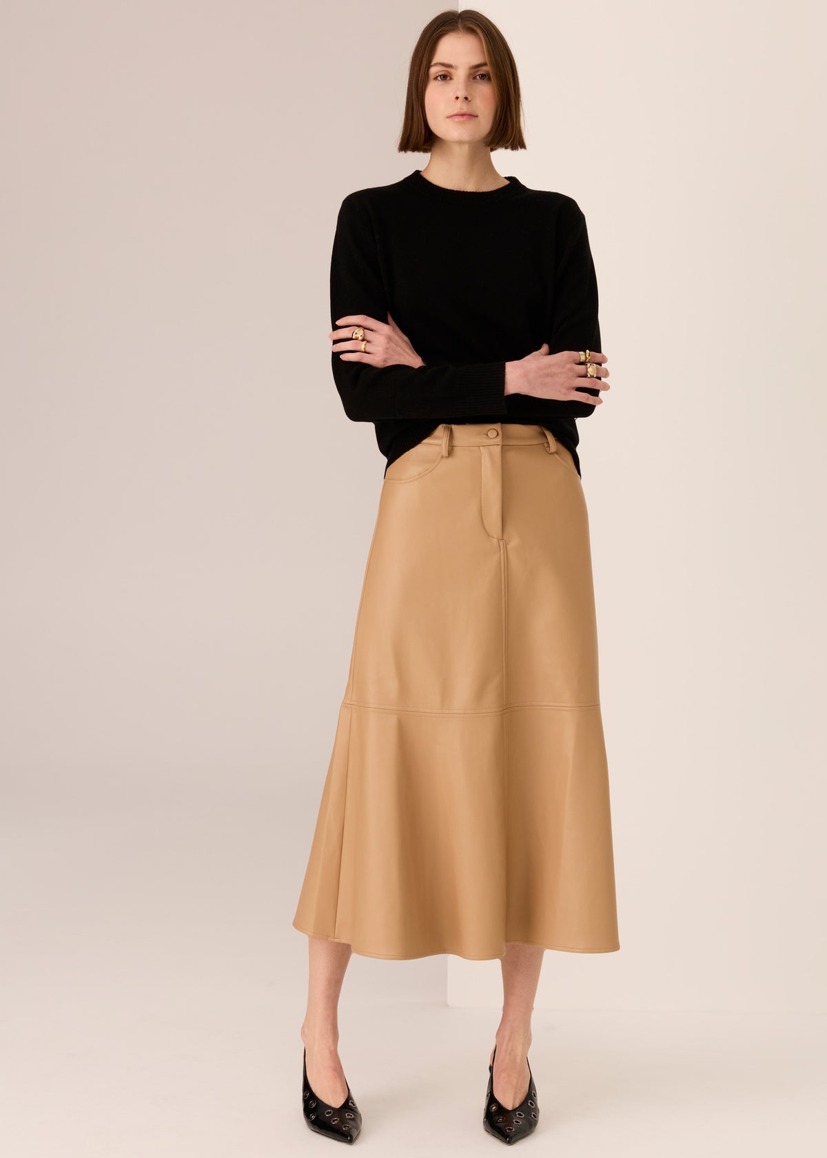 POL | Hugo Skirt | Camel