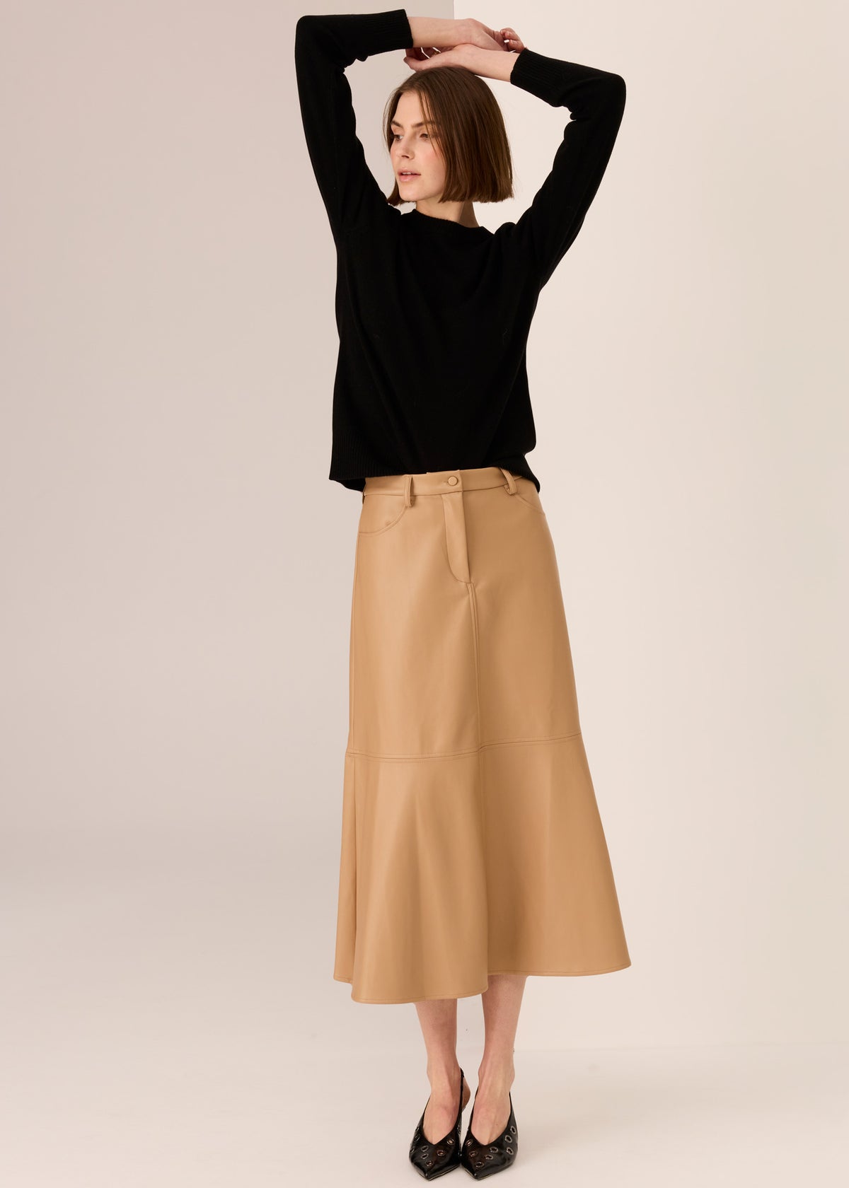 POL | Hugo Skirt | Camel