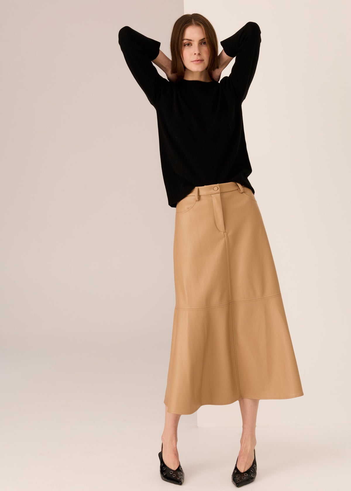 POL | Hugo Skirt | Camel