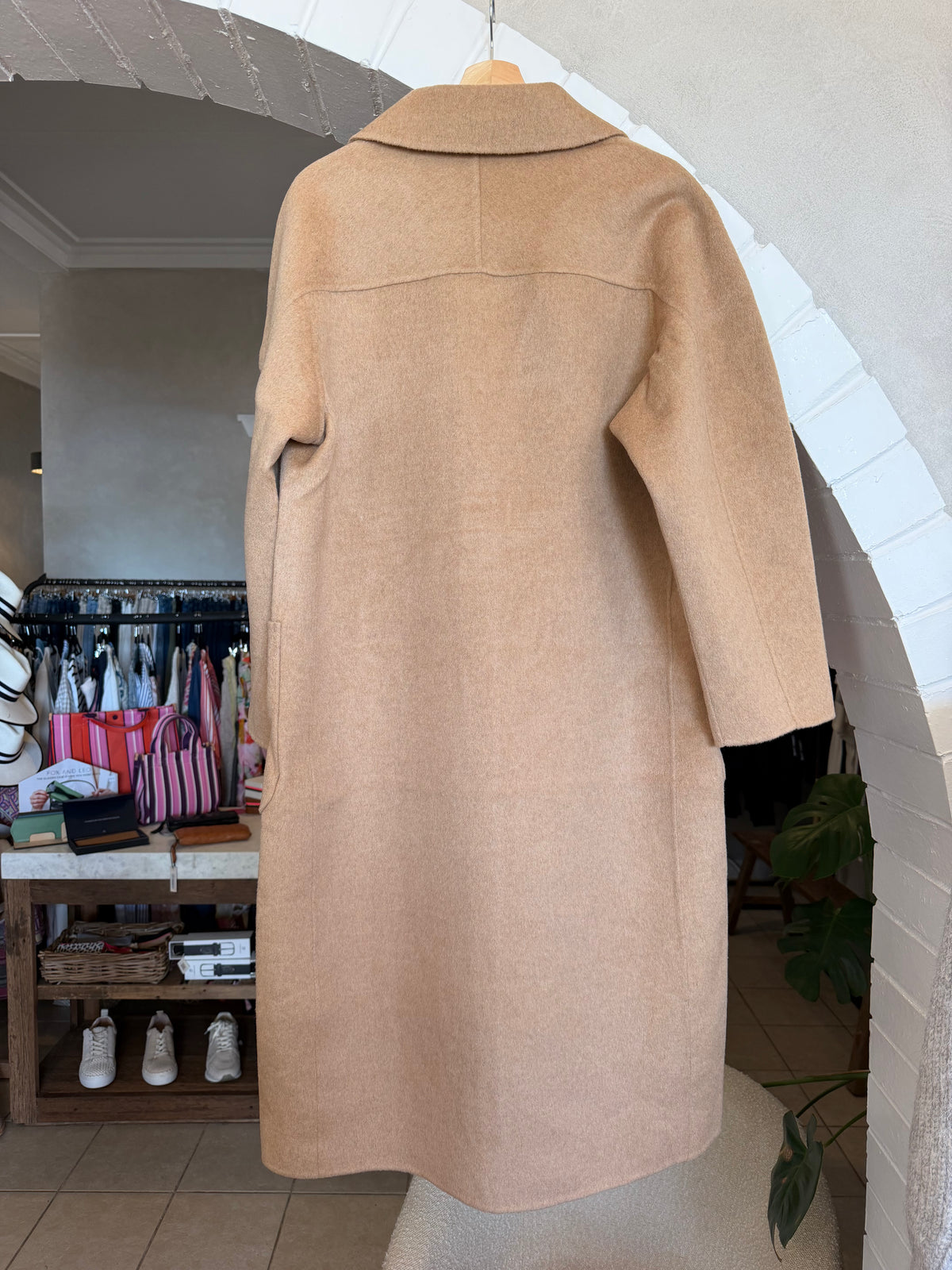 POL | Cohen Long Wool Coat | Camel