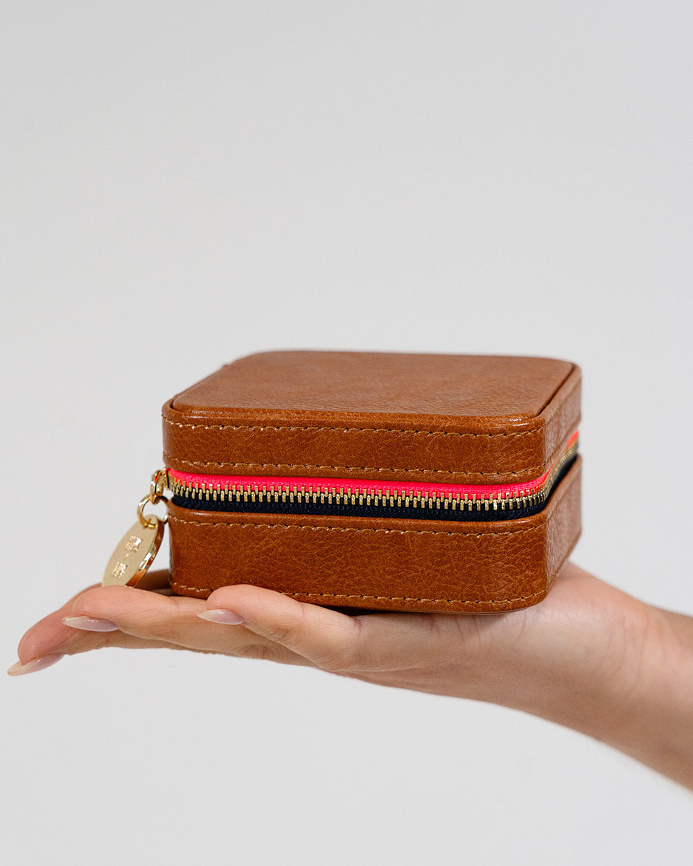 ELMS+KING | Jewellery Case | Tan Pebble