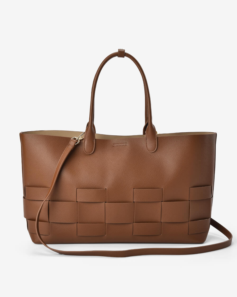 ELMS+KING | Kensington Tote | Tan Saffiano