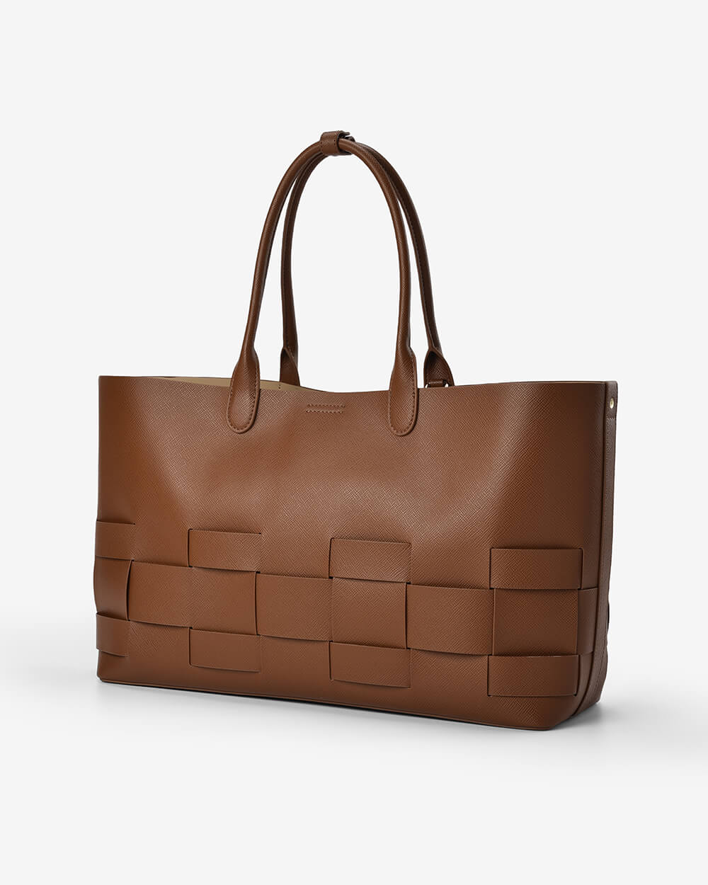 ELMS+KING | Kensington Tote | Tan Saffiano