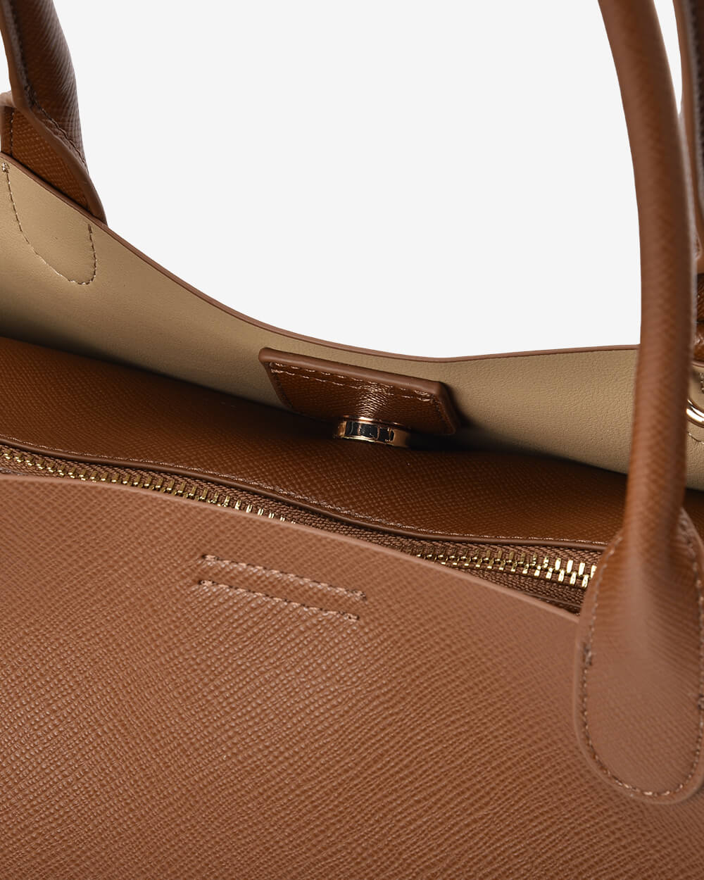 ELMS+KING | Kensington Tote | Tan Saffiano