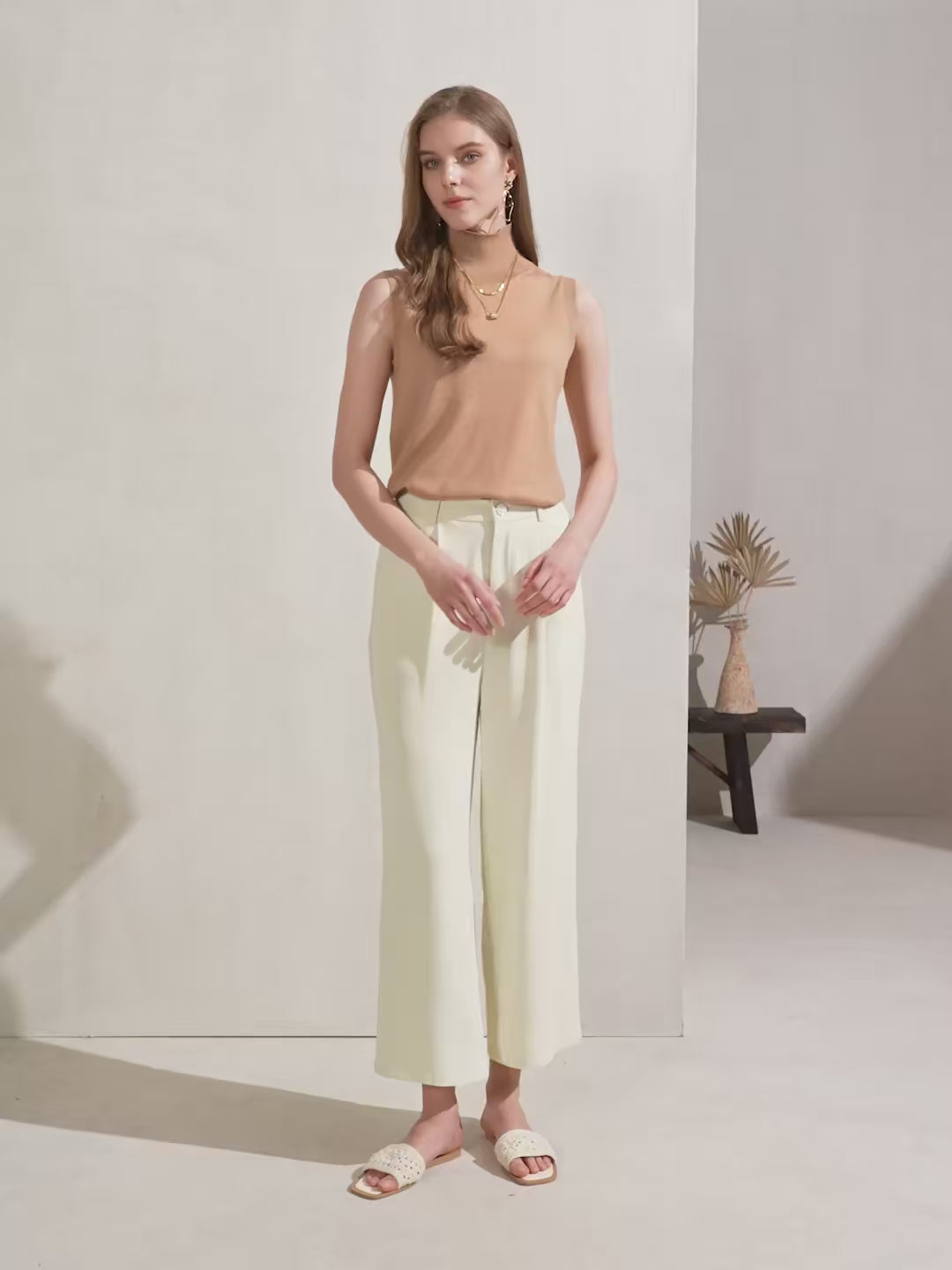 GDS | Tessa Merino Wool Top | Camel